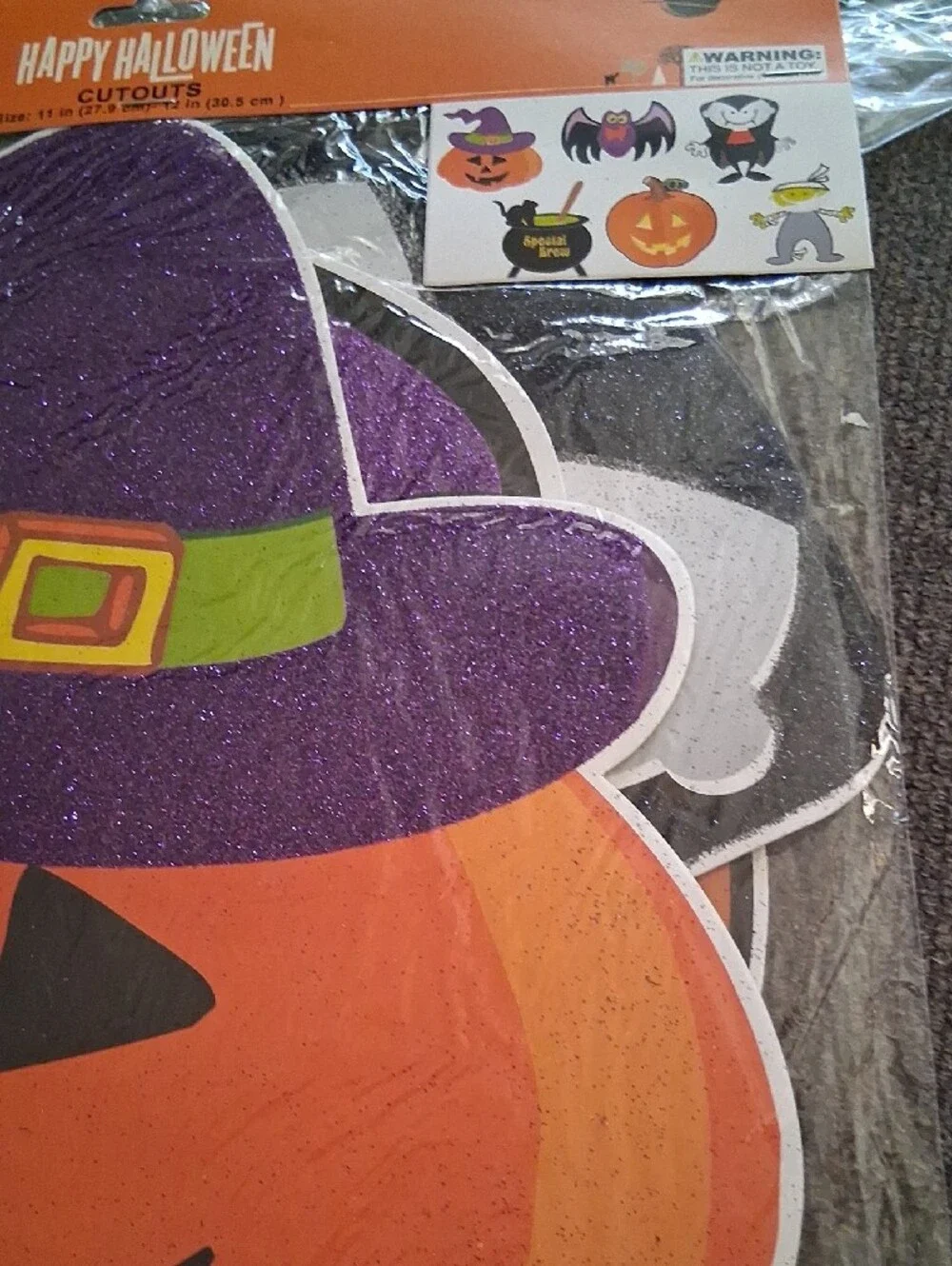 Hallowen Paper Cut Outs Set Of 10